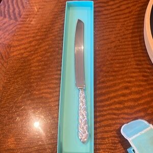Tiffany & Co. braided knife sterling silver